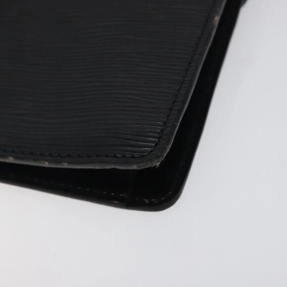 LOUIS VUITTON Epi Montaigne 27 Clutch Bag Black M52652 LV Auth 125396 - Picture 4 of 16